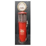 Metal Route 66 Gas Pump Decor