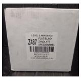 Flat Black Zynolyte Speed Enamel Aerosol Cans