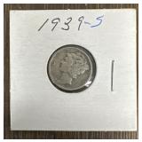 1939-S Mercury Dime