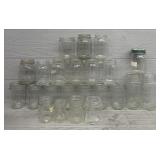 (24) Various Glass Jars