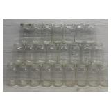 (24) Wide Mouth Quart Canning Jars