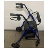 Drive Medical Four Wheel Rolling Walker w/ Brakes
