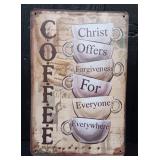 Metal Coffee Sign
