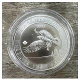 1.5oz 2020 Canada Bald Eagle Silver Coin