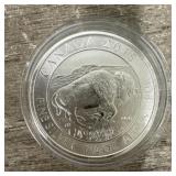 1.25oz 2015 Canada Bison Silver Coin
