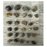 100ct Uncut Garnets & (1) Garnet Crystal