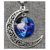 Crescent Moon Glow Necklace