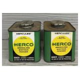 (2) Hercules Herco Smokeless Shotgun Powder