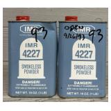 (2) IMR 4227 Smokeless Powder