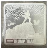 1oz Trump Train Silver Bar