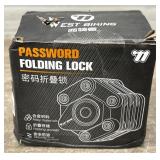 West Biking Anti Theft Foldable Bicycle Lock