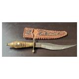 Curved Blade Knife w/ Sheath