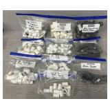 Assortment of PVC Pipes, Sprinkler & Hose Parts