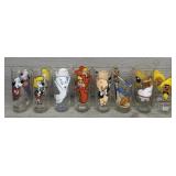 (8) Collectible Cartoon Glasses