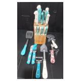 Pioneer Woman Knife Set & Utensils