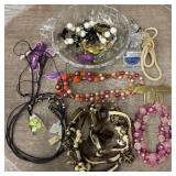 25th Anniversary Real Silver Dish w/ Misc Jewelry