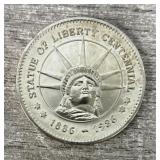 1986 Statue of Liberty Medal Token