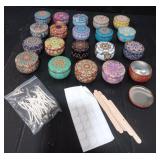 (20) Tin Cans w/ Lids  - Make Your Own Candles