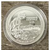 1oz 2020 Tyrannosaurus Rex Dinosaur Silver Coin