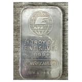 1oz Engelhard Silver Bar