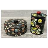 (2) Old Tin Containers