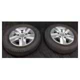 (2) Tires On Rims