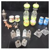 Variety of Vintage Salt & Pepper Shakers