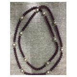 Pearl Necklace w/ Accents & Beads