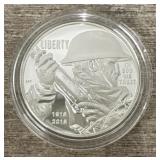2018 World War I Centennial Silver Dollar
