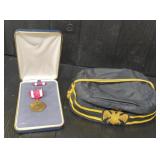 Vintage Scottish Rite Hat & Medal