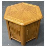 Wood Side Table w/ Storage