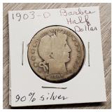 1903-O Barber Half-Dollar 90% Silver