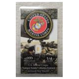 Benchmark ï¿½-Grain Gold Bar: U.S. Marine Corps