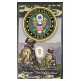 Benchmark ï¿½-Grain Gold Bar: U.S. Army