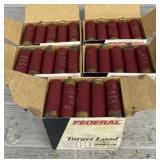 (125) Rounds Federal 12 Ga Target Load Ammo
