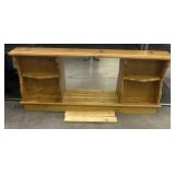 Wooden Shelf w/ Mirror