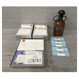 Wedding Invitation Kit w/ Vintage Candle Holder