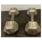 (2) Dumbbells