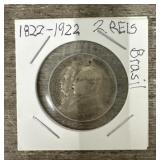 1822-1922 Brazil 2 Reis