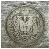 1937 Dominican Republic Half Peso 500K Mintage