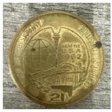 1962 Seattle Worlds Fair Coin Token