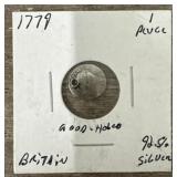 1779 British 1 Pence