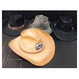 (4) Cowboy Hats