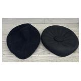 (2) Vintage Barrette Hats