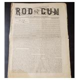 1875 Rod And The Gun Newspaper