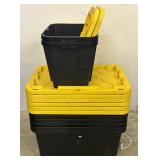 (8) Heavy Duty Totes with Lids