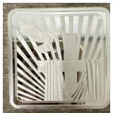 2oz Cross & Flag Silver Flag