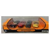 4-Pack 1:43 Mustang Die Cast Cars