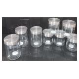 Variety of Glass Canisters