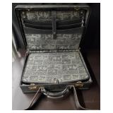 Vintage Hartman Black Leather Briefcase